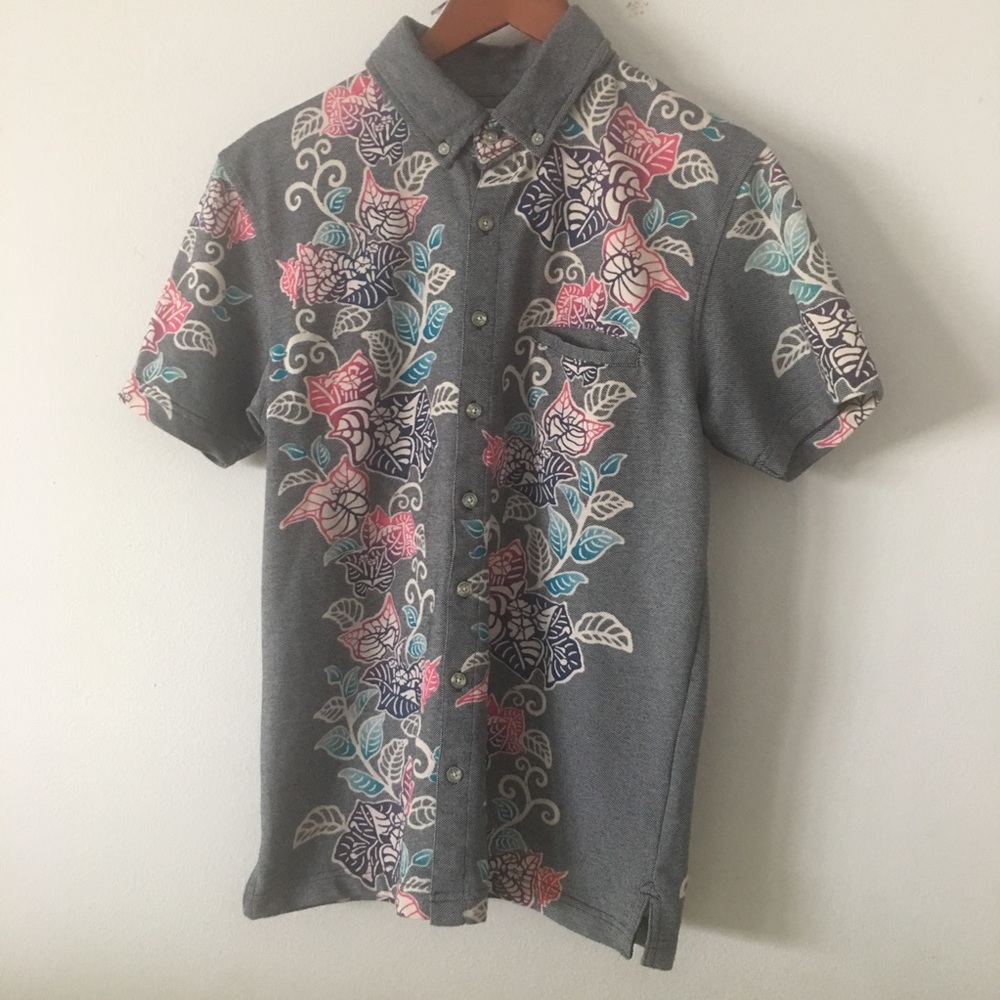 Men’s Vintage Hawaiian Shirt Sz M